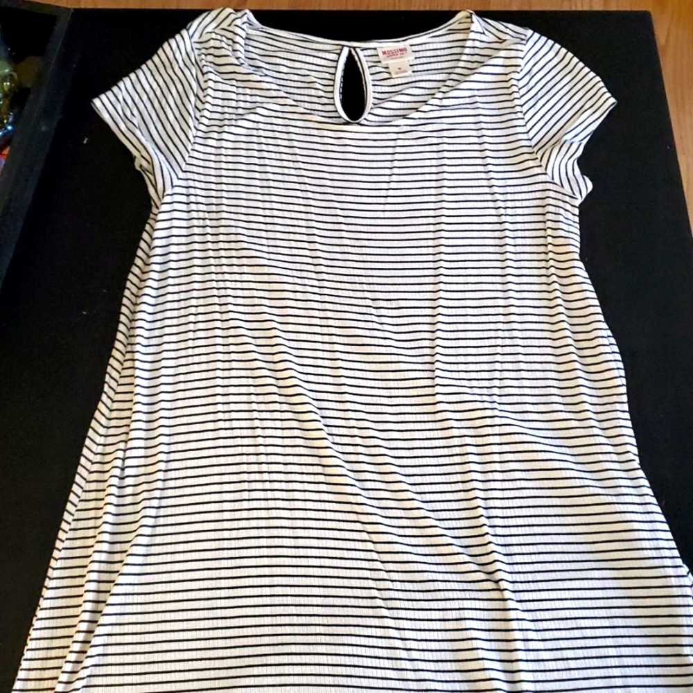 Striped t shirt dress
